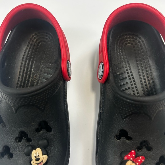 CROCS Kids Black and Red Character Slippers - Picture 3 of 4